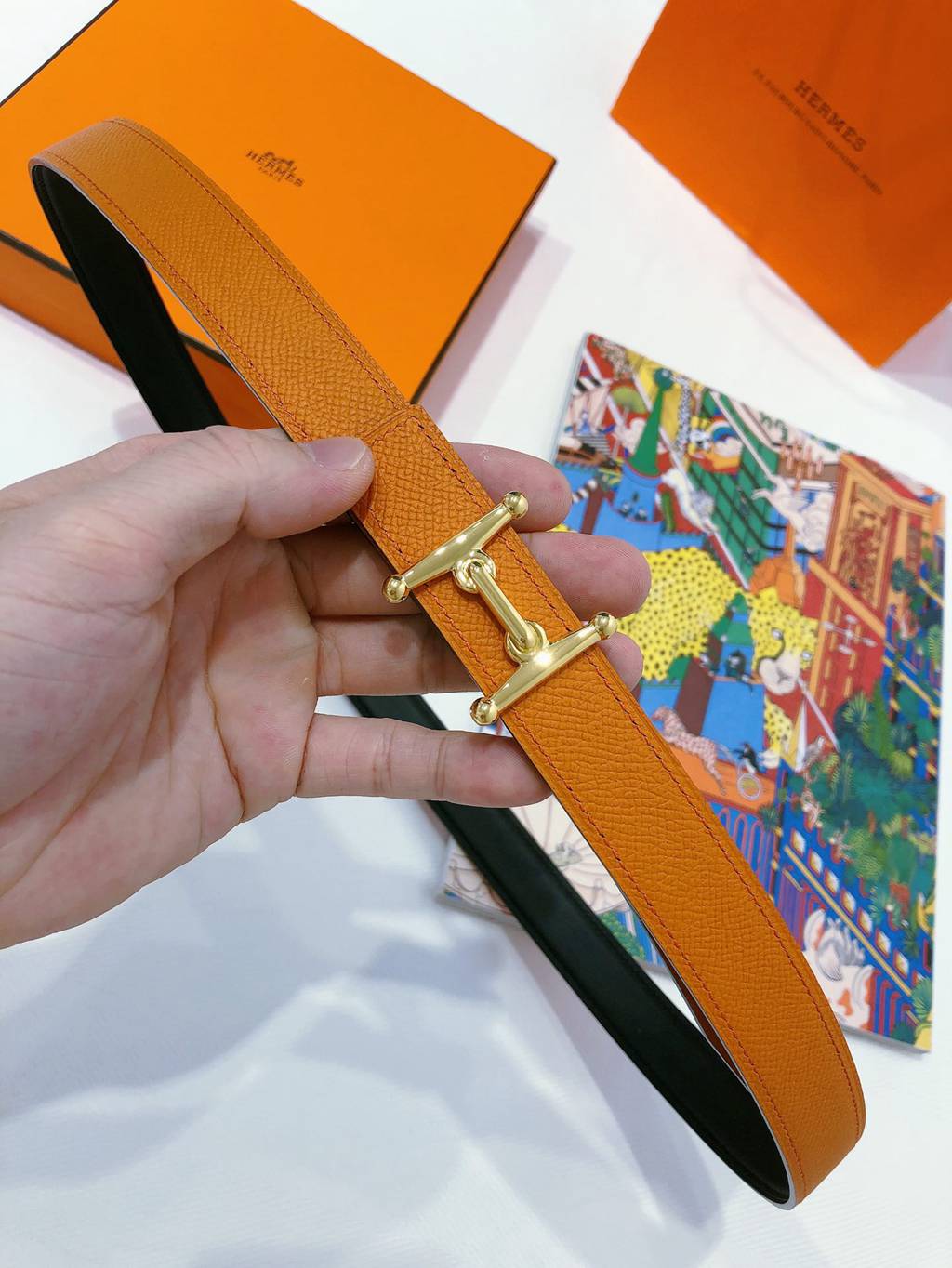 H**mes belts 24mm
